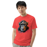 Artistic Chimpanzee Portrait Heavyweight Tee - Paprika - T-shirts