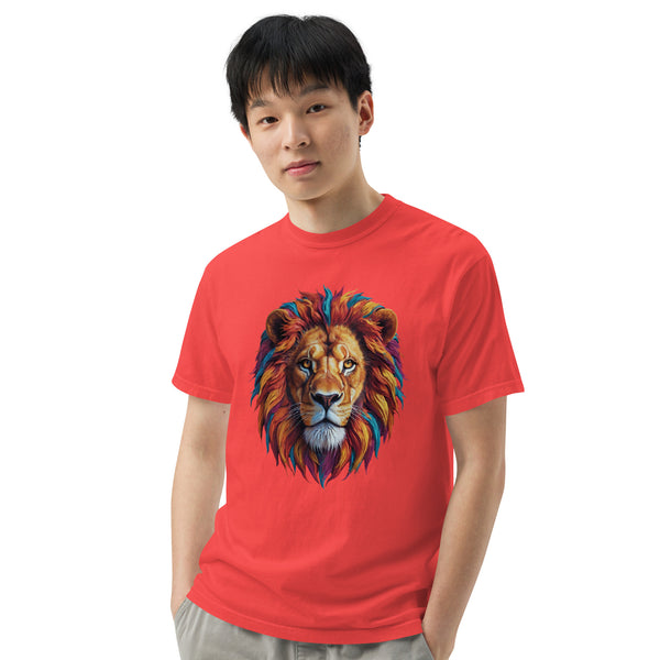 Colorful King - The Regal Lion Tee - Paprika - T-shirts