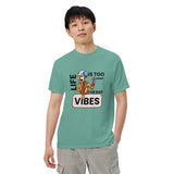 Vibes Skeleton Relaxation T-Shirt - Seafoam -