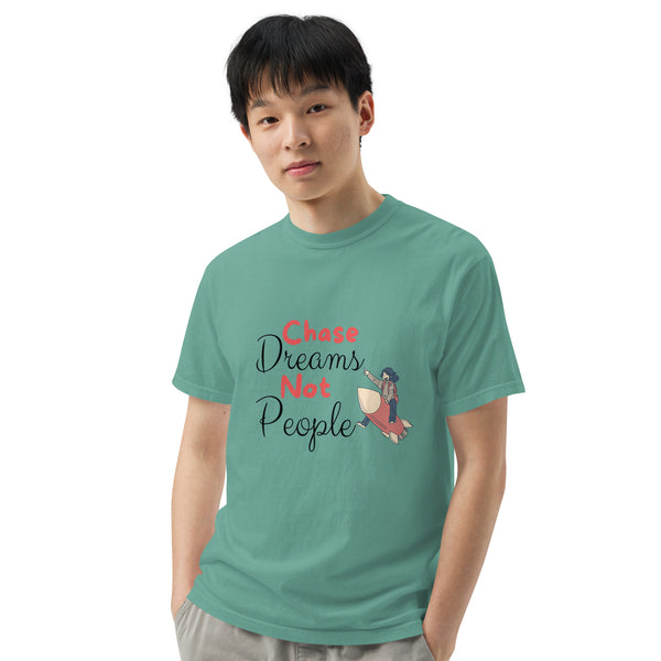 Chase Dreams Not People - Inspirational T-Shirt - Seafoam - T-shirts