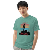 Embrace the Journey - Unisex Garment-Dyed Heavyweight T-Shirt - Seafoam - T-shirts