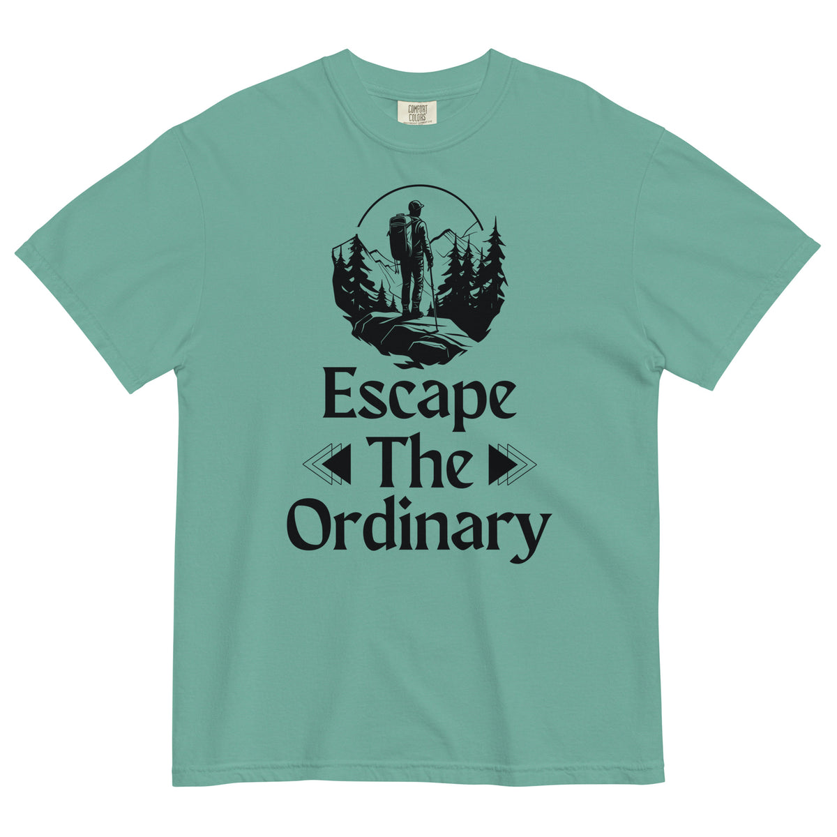 Escape The Ordinary - Adventure-Inspired Unisex Heavyweight Tee - - T-shirts