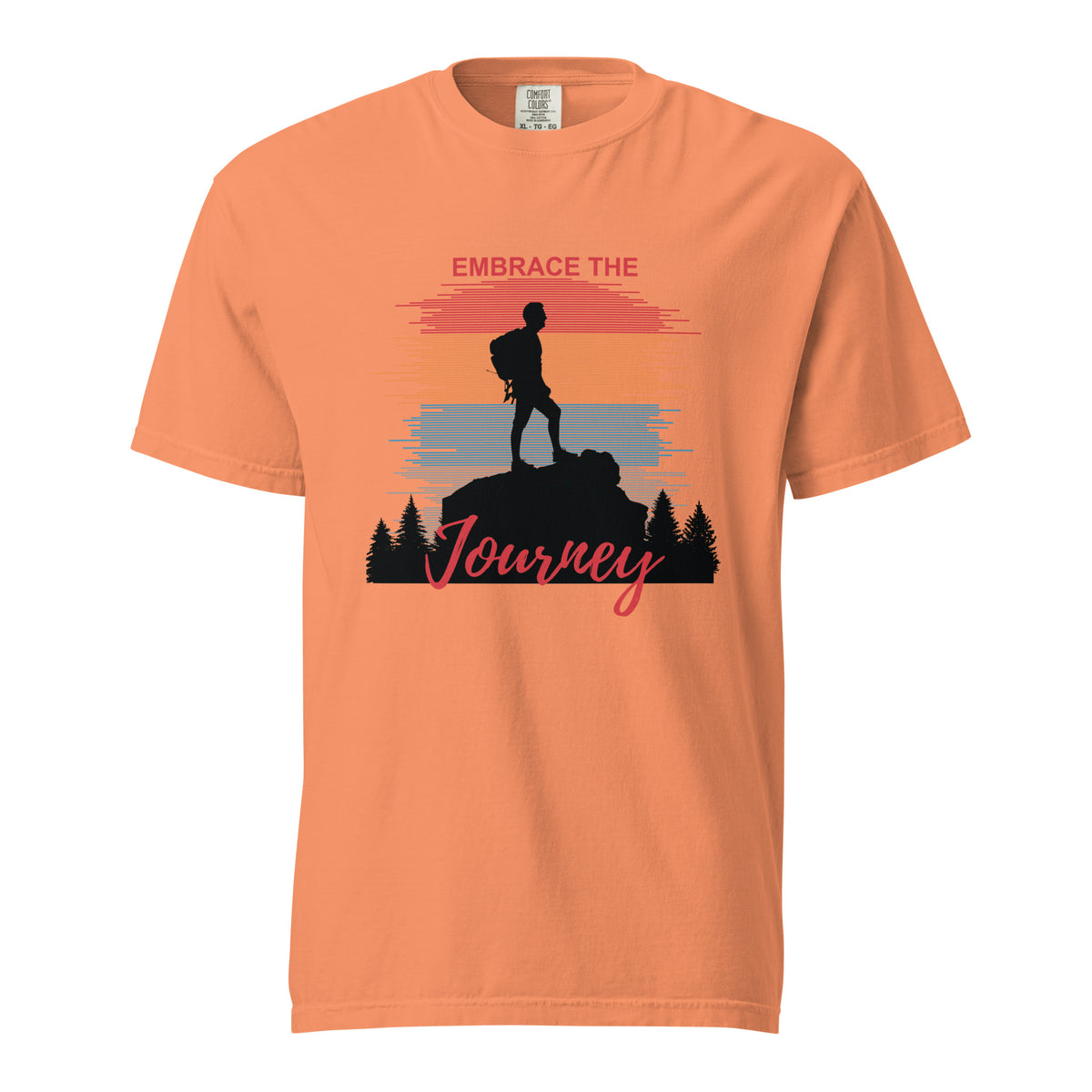 Embrace the Journey - Unisex Garment-Dyed Heavyweight T-Shirt - - T-shirts