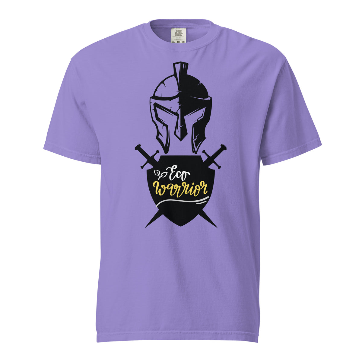 Eco Warrior Unisex Heavyweight T-Shirt - Violet - T-shirts