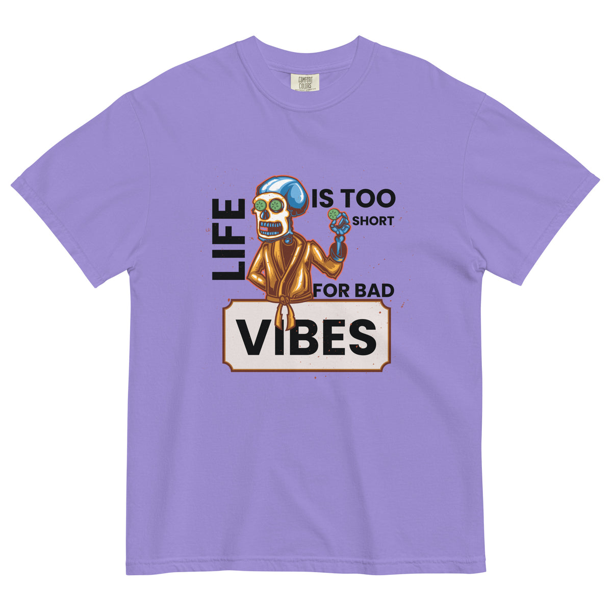 Vibes Skeleton Relaxation T-Shirt - -