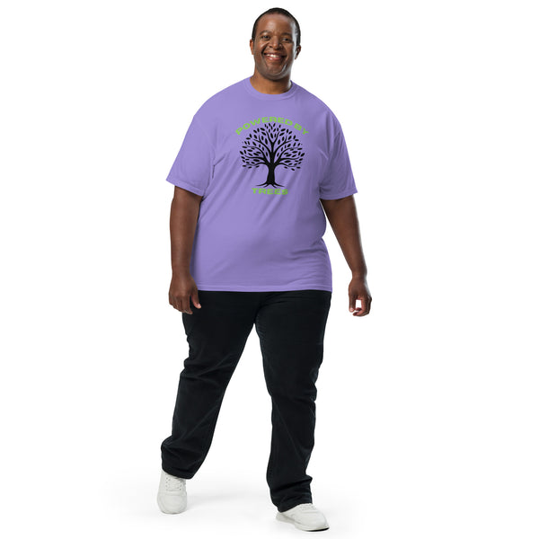 Powered by Trees - Unisex Garment-Dyed Heavyweight T-Shirt - Violet - T-shirts