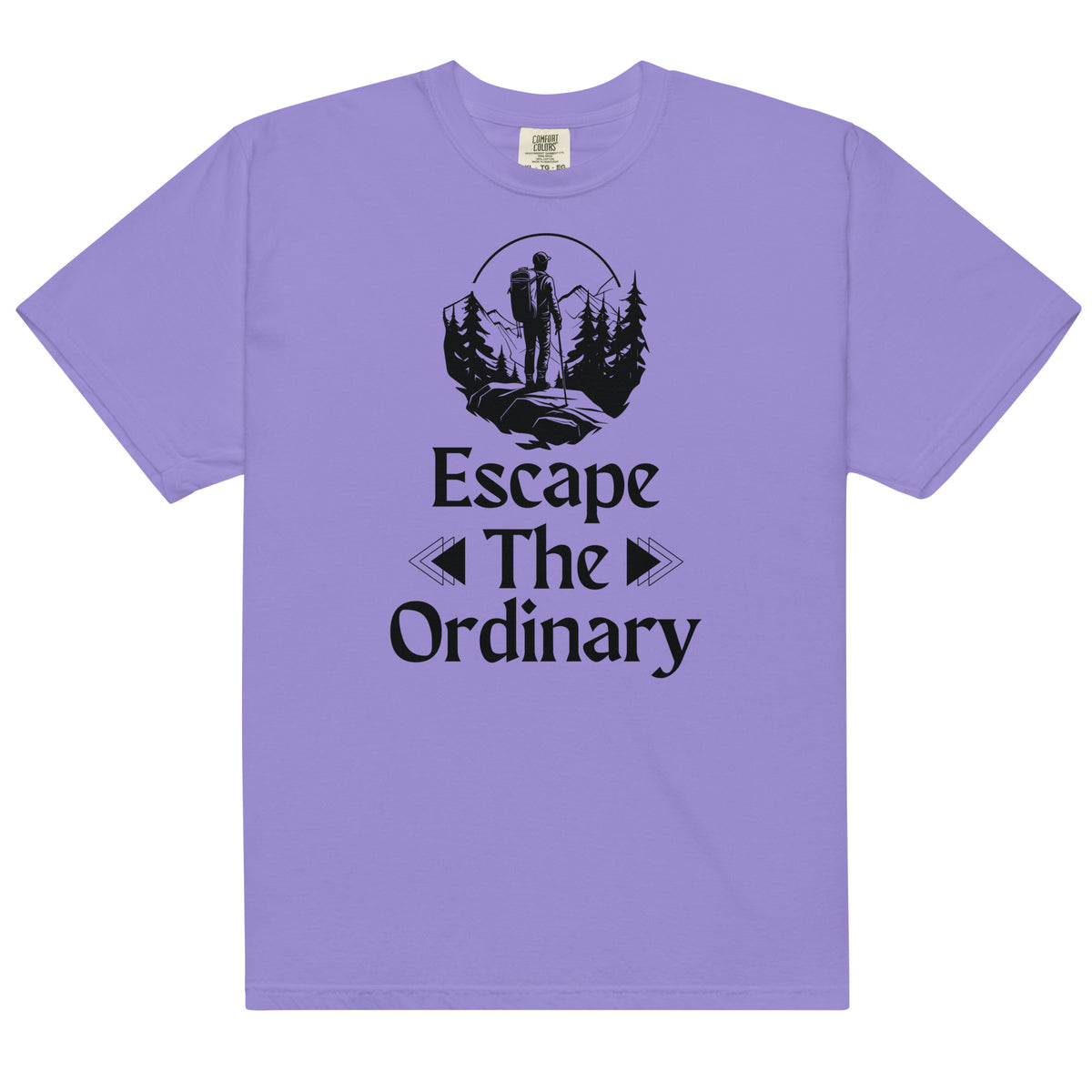 Escape The Ordinary - Adventure-Inspired Unisex Heavyweight Tee - - T-shirts