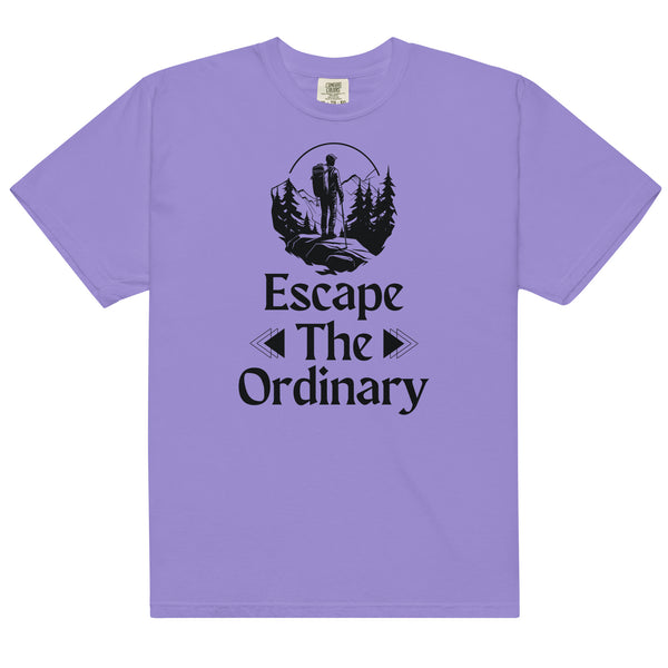 Escape The Ordinary - Adventure-Inspired Unisex Heavyweight Tee - - T-shirts