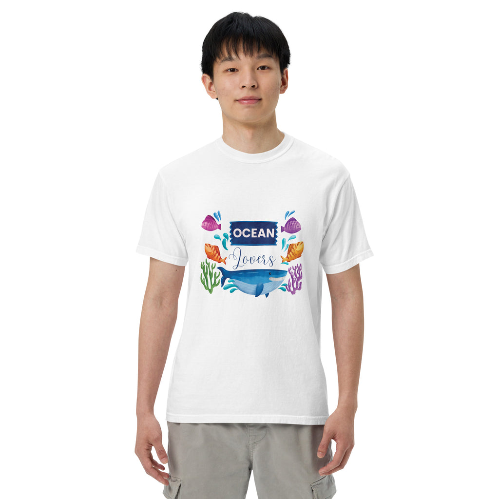 Ocean Lovers - Vibrant Underwater Adventure Unisex T-Shirt - White -