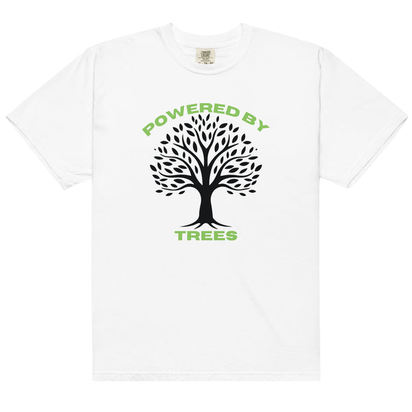 Powered by Trees - Unisex Garment-Dyed Heavyweight T-Shirt - - T-shirts