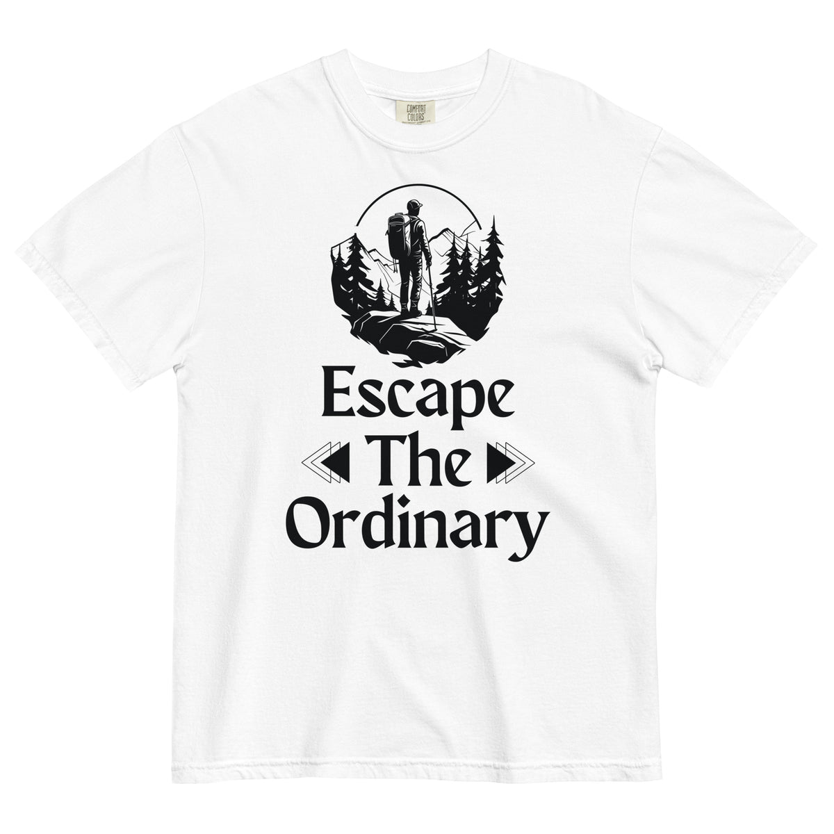 Escape The Ordinary - Adventure-Inspired Unisex Heavyweight Tee - - T-shirts