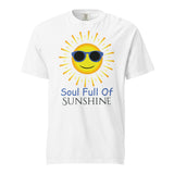 Sunshine Soul - Unisex Garment-Dyed Heavyweight T-Shirt - White - T-shirts