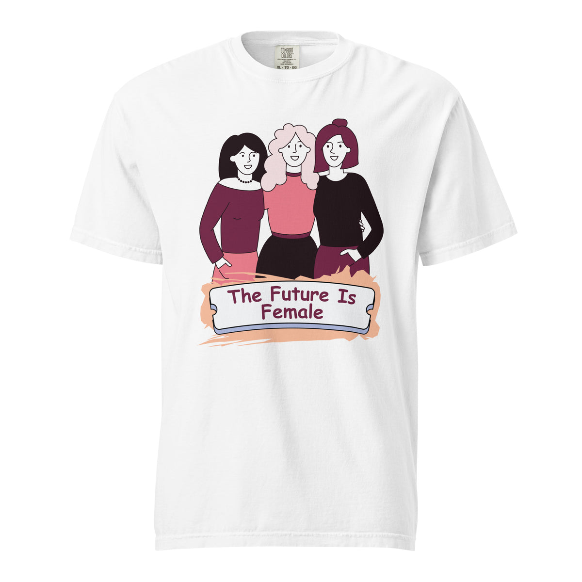 Empowered Together - The Future Is Female T-Shirt - White - T-Shirts