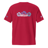 Hello in Bloom - Unisex Pocket T-Shirt - -