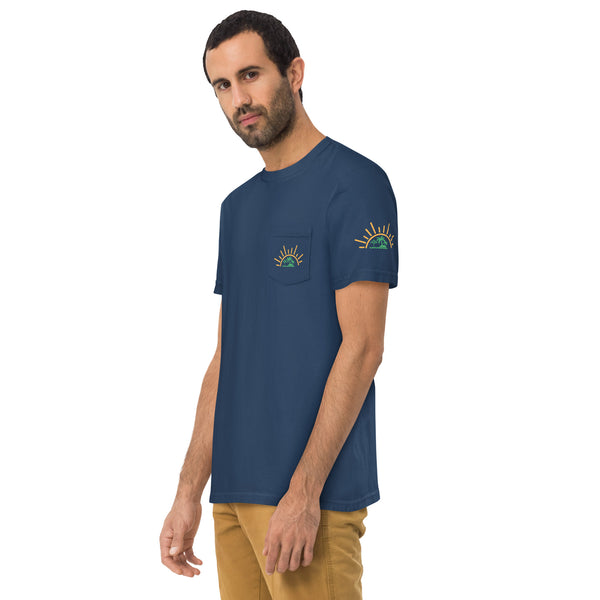 Sun and Surf - Garment Dyed Pocket Tee - -