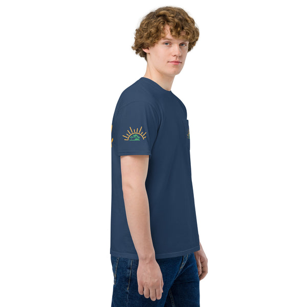 Sun and Surf - Garment Dyed Pocket Tee - -