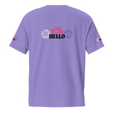 Hello in Bloom - Unisex Pocket T-Shirt - -