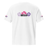 Hello in Bloom - Unisex Pocket T-Shirt - -