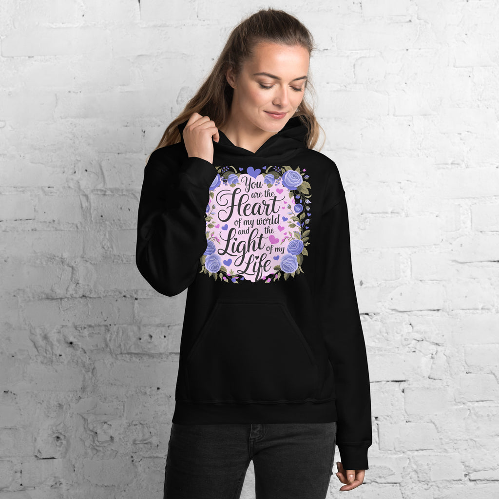 Heart & Light - A Husband’s Eternal Love Hoodie - Black - Hoodies