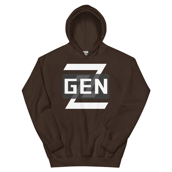 Generation Bold - Clean, Modern Gen Z Design - Dark Chocolate - Hoodies