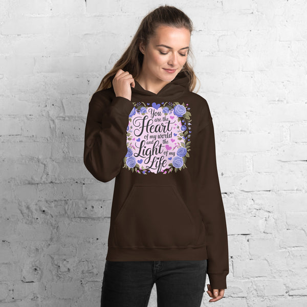 Heart & Light - A Husband’s Eternal Love Hoodie - Dark Chocolate - Hoodies