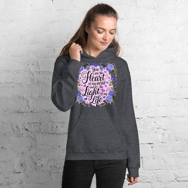 Heart & Light - A Husband’s Eternal Love Hoodie - Dark Heather - Hoodies