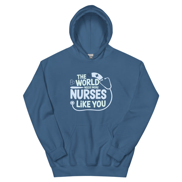 A Tribute to Nurses - The Perfect Gift of Appreciation - Indigo Blue - Hoodies