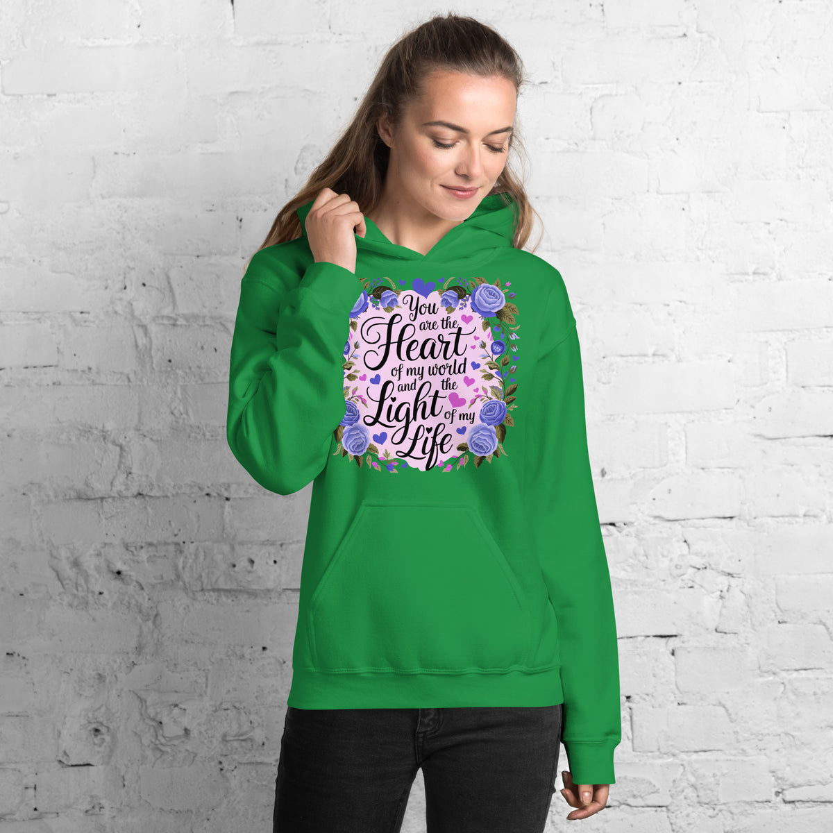 Heart & Light - A Husband’s Eternal Love Hoodie - Irish Green - Hoodies