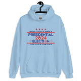 Red, White, and Vote - 2024 Election Hoodie - - Hoodies