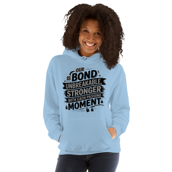 Stronger Every Day - The Ultimate Gift of Love for Her - Light Blue - Hoodies