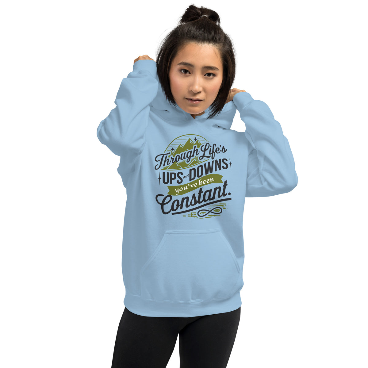 You’ve Been My Constant - A Heartfelt Gift of Endurance - Light Blue - Hoodies