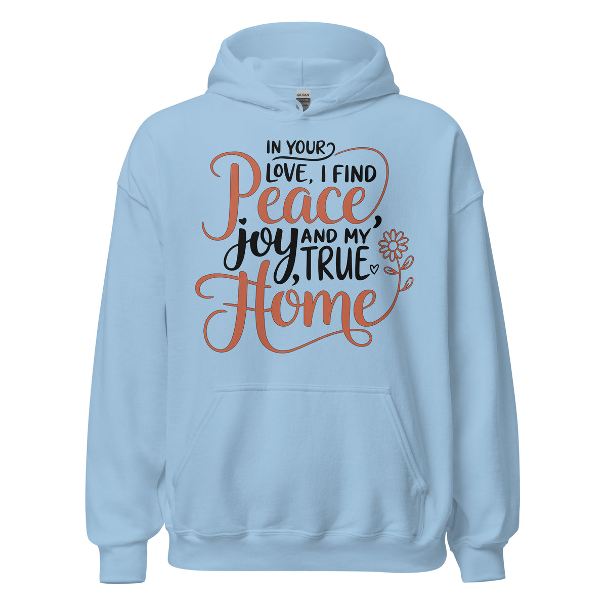 Grateful for Every Moment – A Hoodie for Her - Light Blue - Hoodies