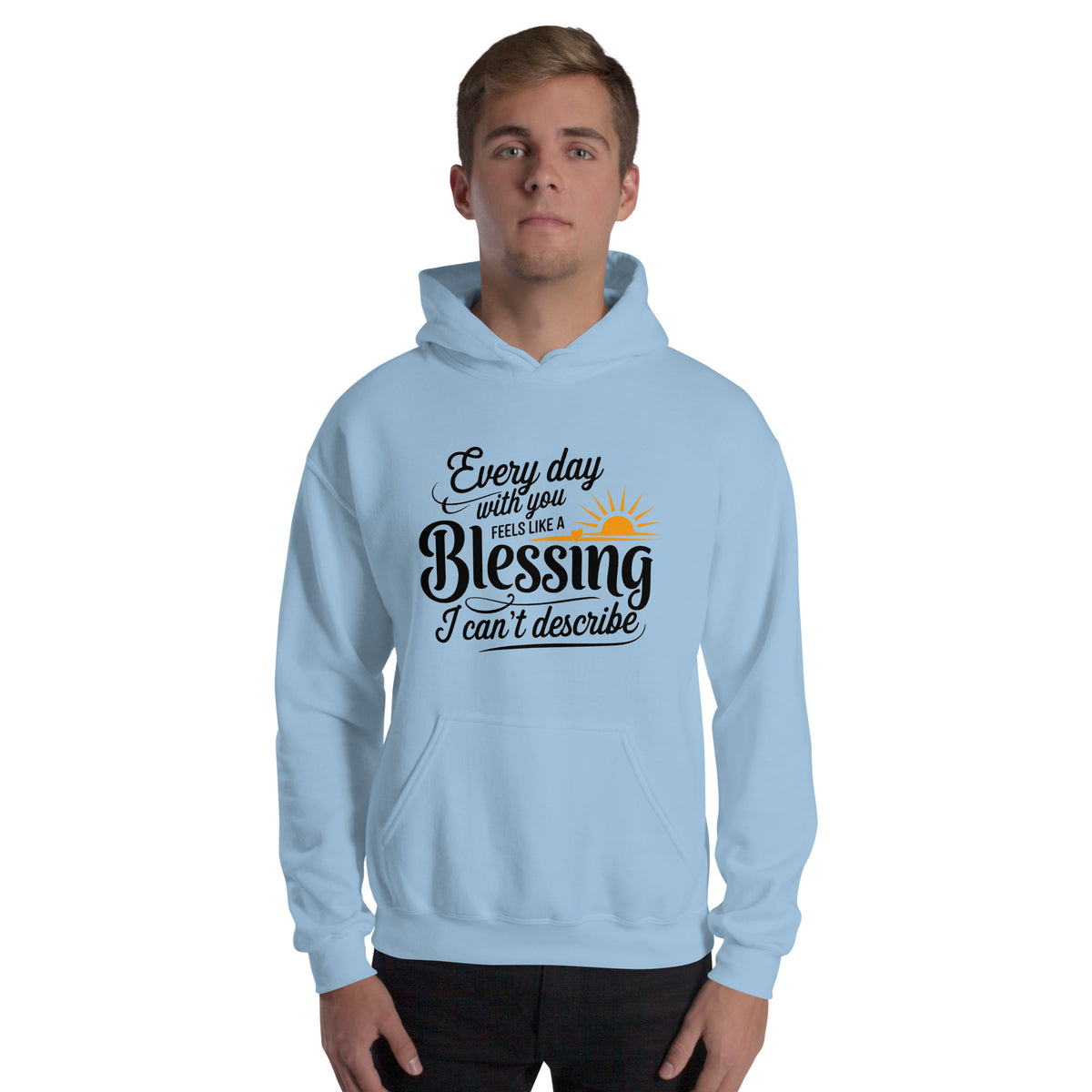 Warmth in Every Word - A Gift for Him - - Hoodies