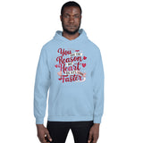 Love in Every Stitch - You Make My Heart Race - - Hoodies