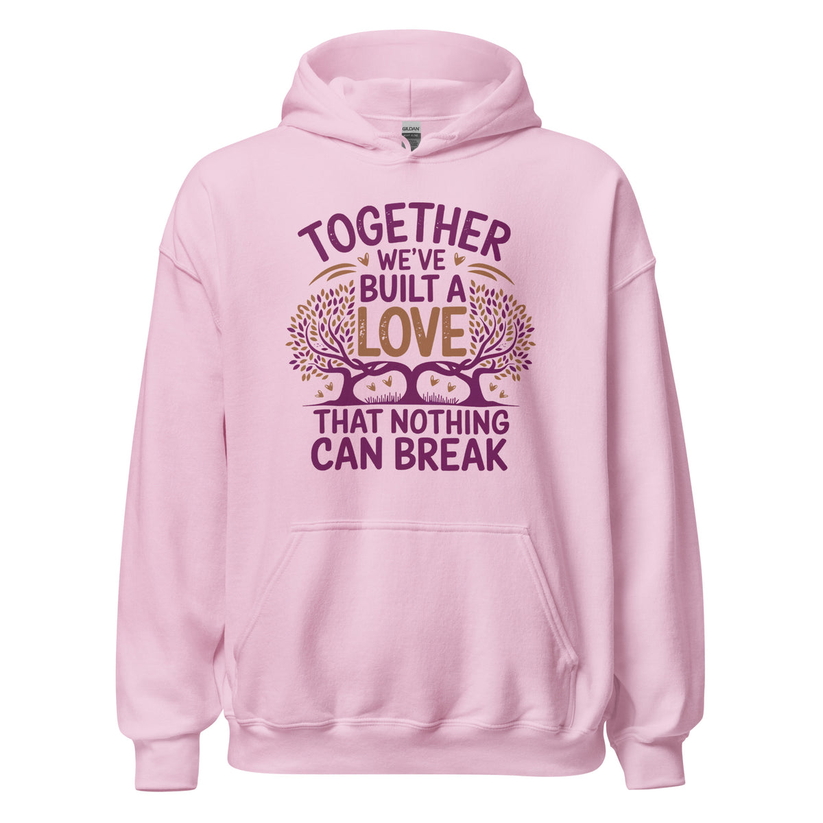 Together Forever - A Love That Stands the Test of Time - Light Pink - Hoodies