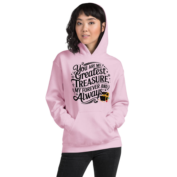 Wrapped in Love - A Treasure Chest of Affection - Light Pink - Hoodies