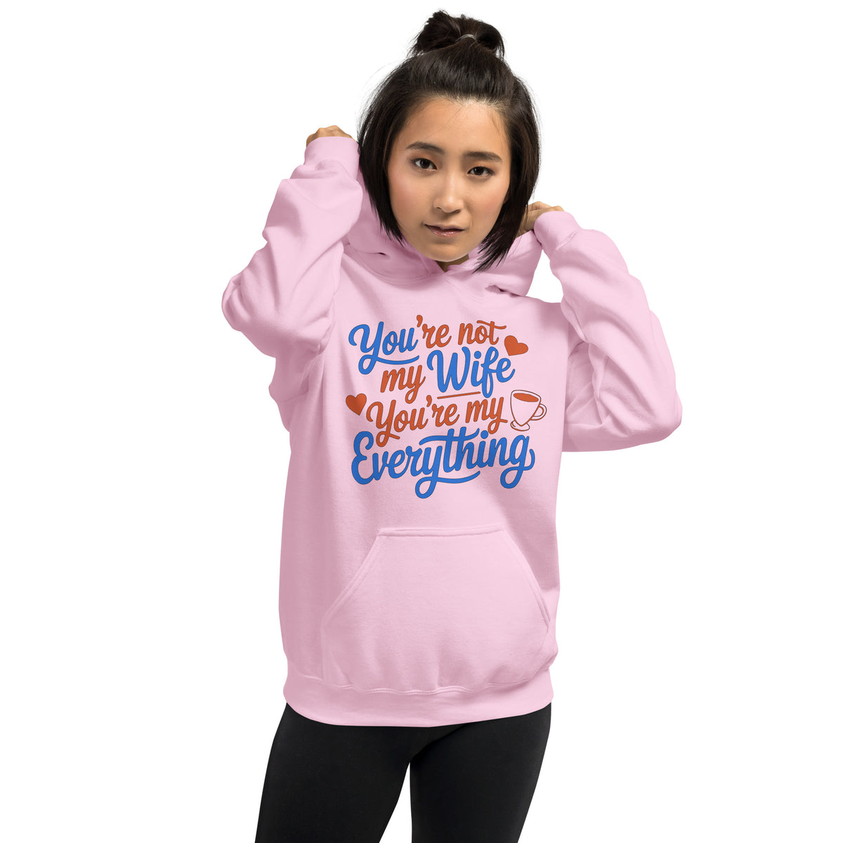 More Than a Wife – Celebrate Your Everything with Love - Light Pink - Hoodies