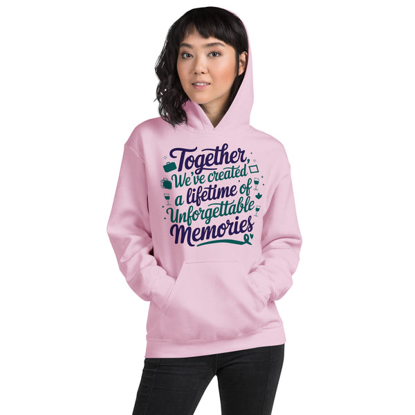 For My Forever Partner - A Hoodie That Remembers Us - Light Pink - Hoodies