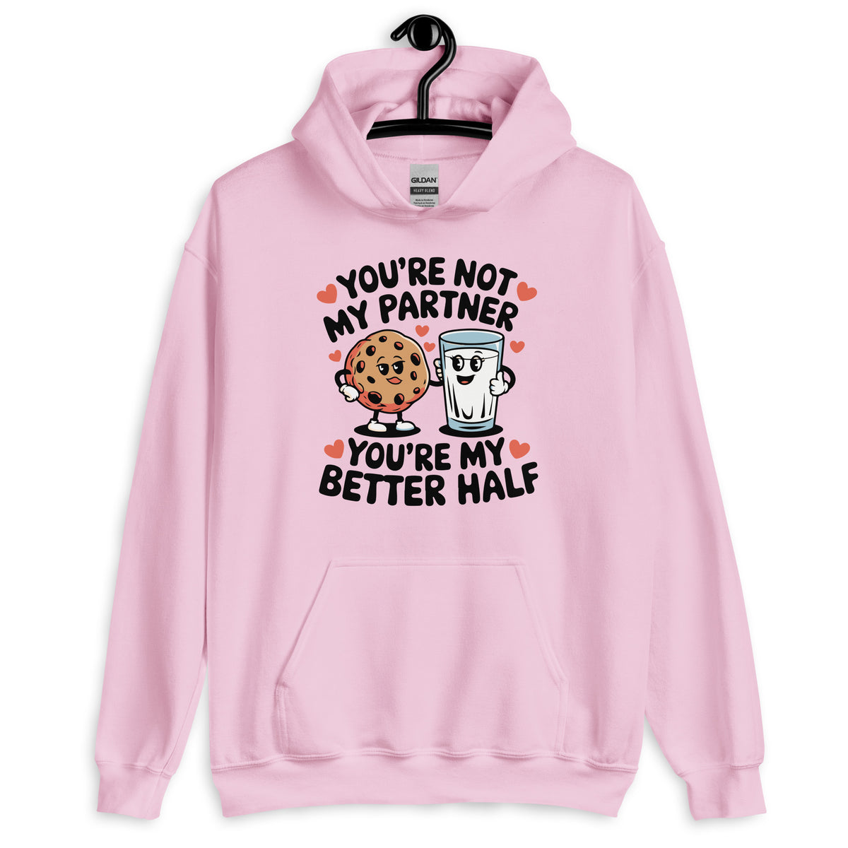 You’re My Better Half – A Fun, Cozy Way to Share the Love - Light Pink - Hoodies