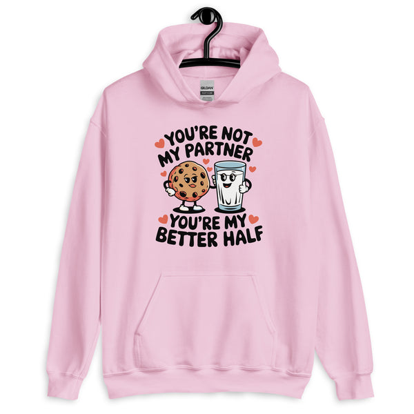 You’re My Better Half – A Fun, Cozy Way to Share the Love - Light Pink - Hoodies