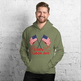 American Pride - Labor Day Cozy Hoodie - Military Green - Hoodies