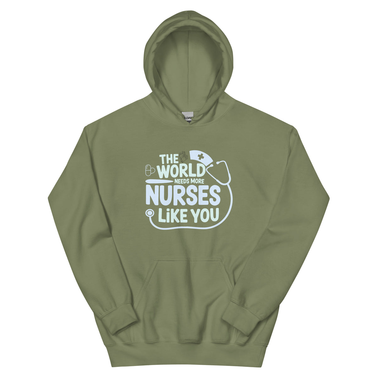 A Tribute to Nurses - The Perfect Gift of Appreciation - Military Green - Hoodies