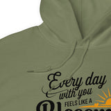 Warmth in Every Word - A Gift for Him - Military Green - Hoodies