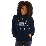 Networked & Trendy - Gen Z Digital Culture Hoodie - Navy - Hoodies