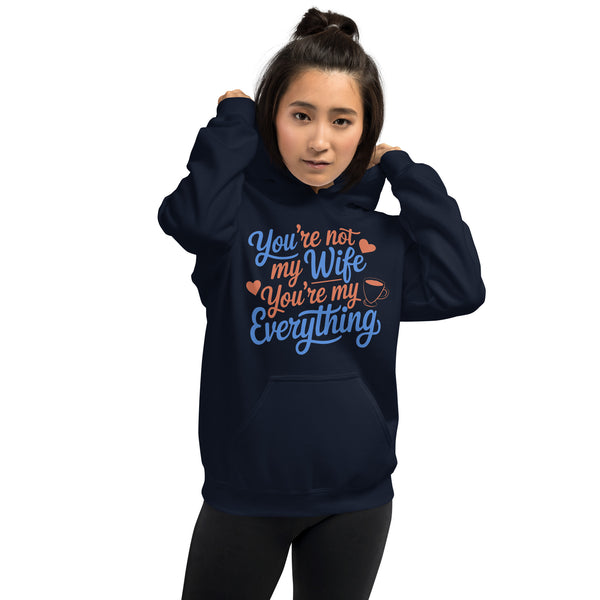 More Than a Wife – Celebrate Your Everything with Love - Navy - Hoodies