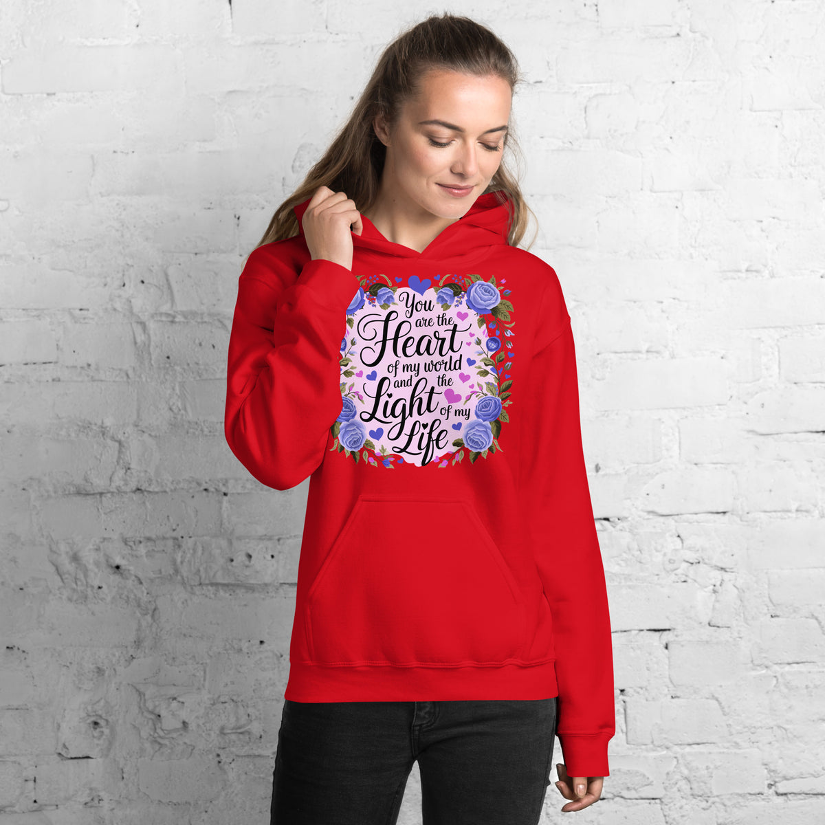 Heart & Light - A Husband’s Eternal Love Hoodie - Red - Hoodies