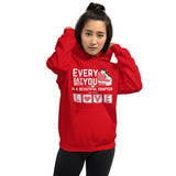 Wrapped in Love - A Heartfelt Gift from Husband to Wife - Red - Hoodies