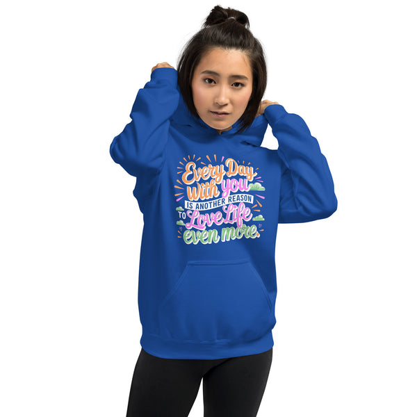 Love in Every Day - A Cozy Hoodie for Special Memories - Royal - Hoodies