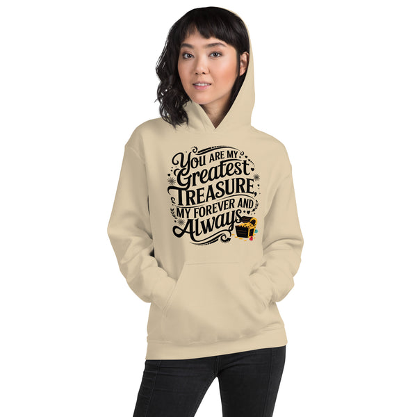 Wrapped in Love - A Treasure Chest of Affection - Sand - Hoodies