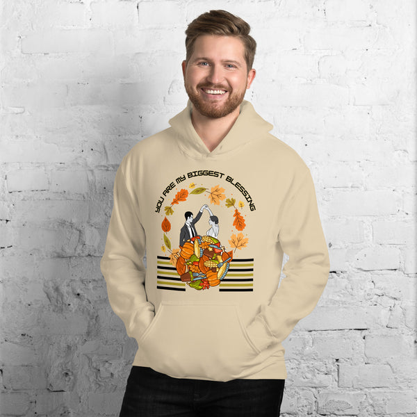 Thanksgiving Love - Hoodie for Husband - Sand - Hoodies